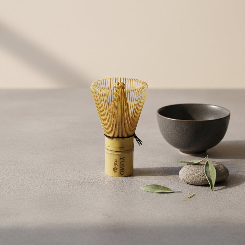 Traditional Bamboo Matcha Whisk (Chasen) – Handcrafted 100-Prong Matcha Whisk