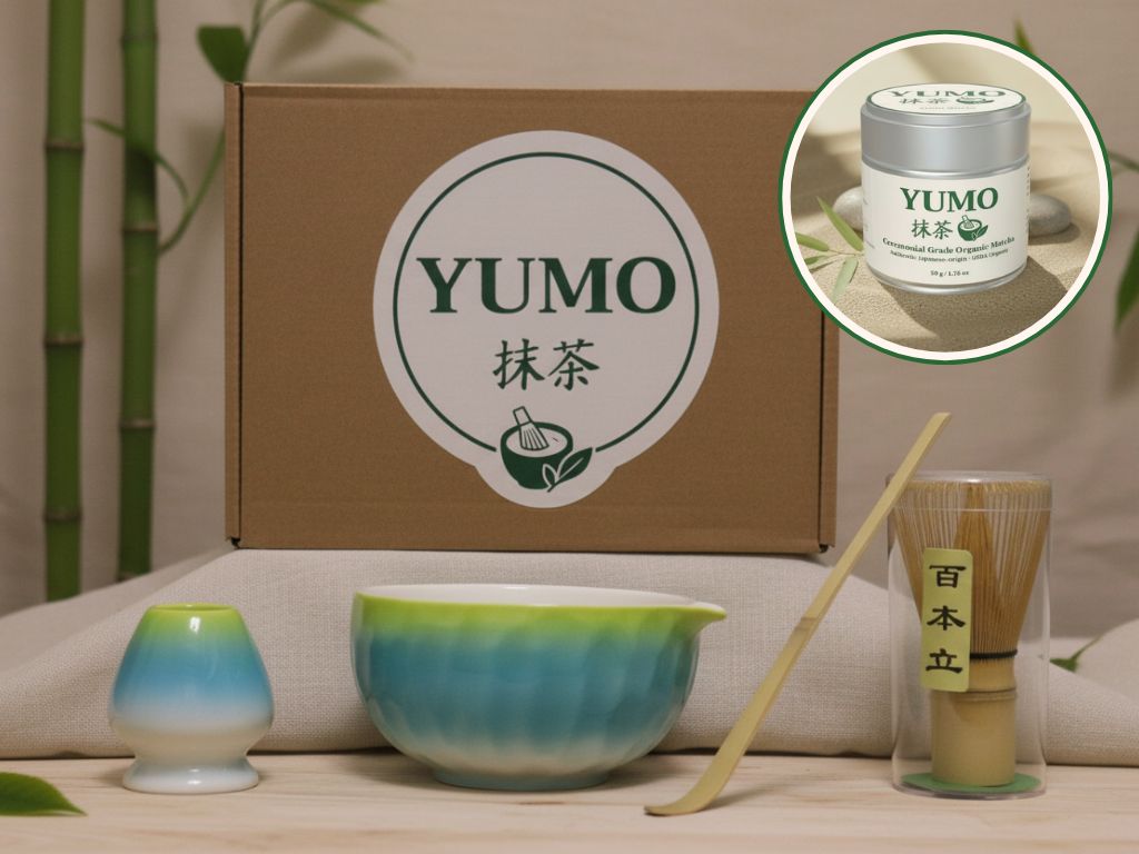 The Full Ceremony Set: Ceremonial Matcha (50g) + Ceremony Set