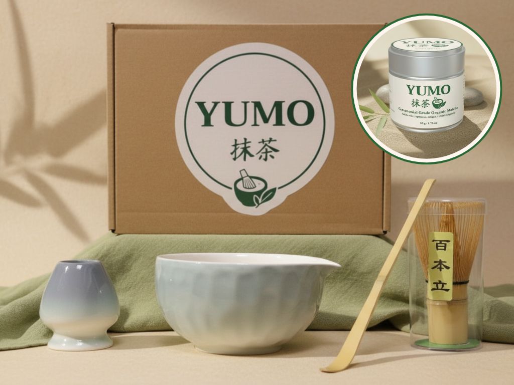 The Full Ceremony Set: Ceremonial Matcha (50g) + Ceremony Set