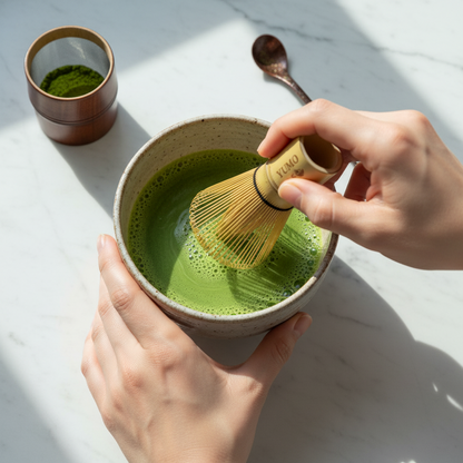 Traditional Bamboo Matcha Whisk (Chasen) – Handcrafted 100-Prong Matcha Whisk