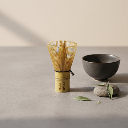 Traditional Bamboo Matcha Whisk (Chasen) – Handcrafted 100-Prong Matcha Whisk