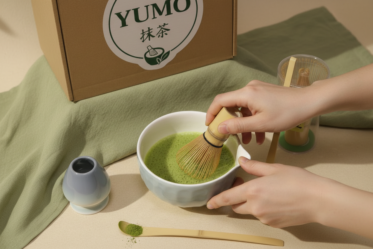 The Full Ceremony Set: Ceremonial Matcha (50g) + Ceremony Set